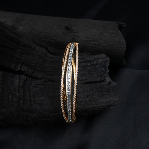 Spiral Pave Diamond Bracelets - D3-1
